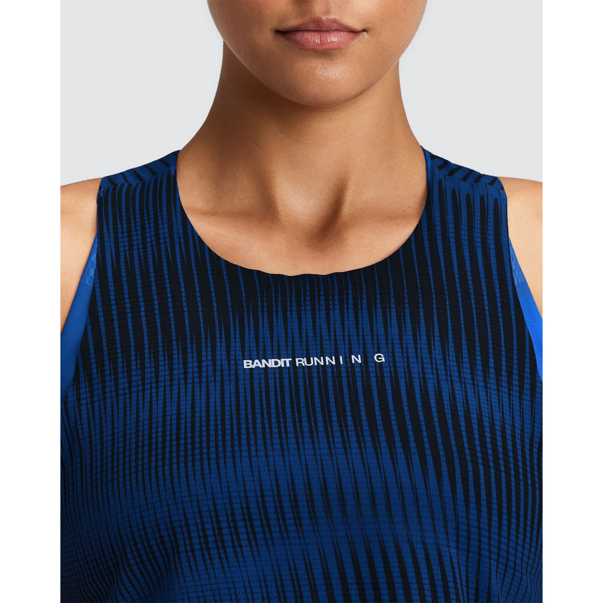 Women's CoolGrid Race Singlet Bauhaus Blue
