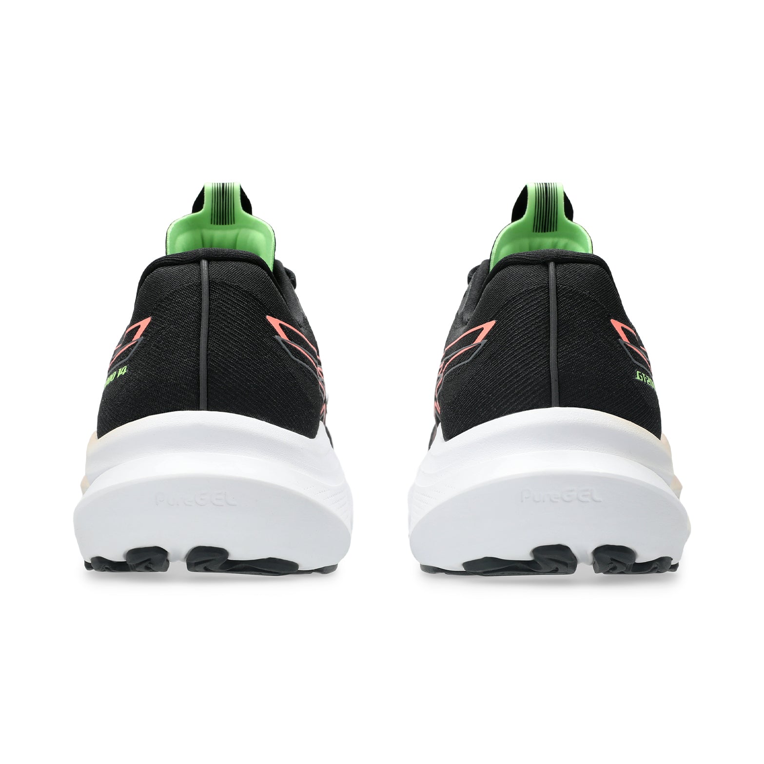 Women's GT-2000 14 Running Shoes Black / Sun Coral - Achilles Heel