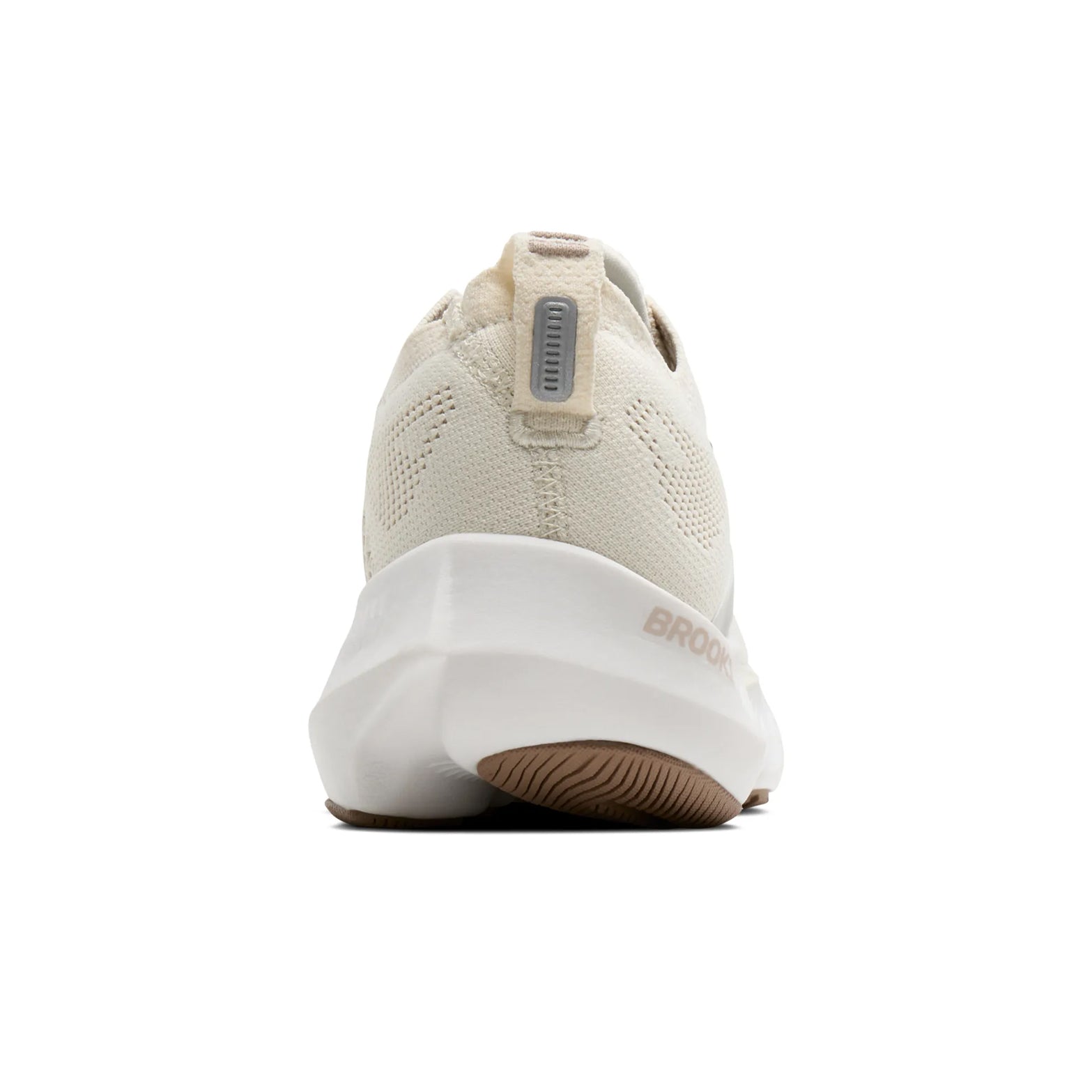 Brooks Women's Glycerin Flex Running Shoes Coconut Chateau Portabella pair top view showing breathable engineered mesh