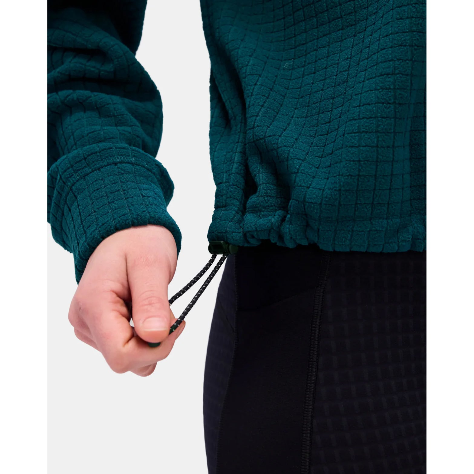 Women's MacroSoft Grid Quarter Zip Top Storm - Achilles Heel