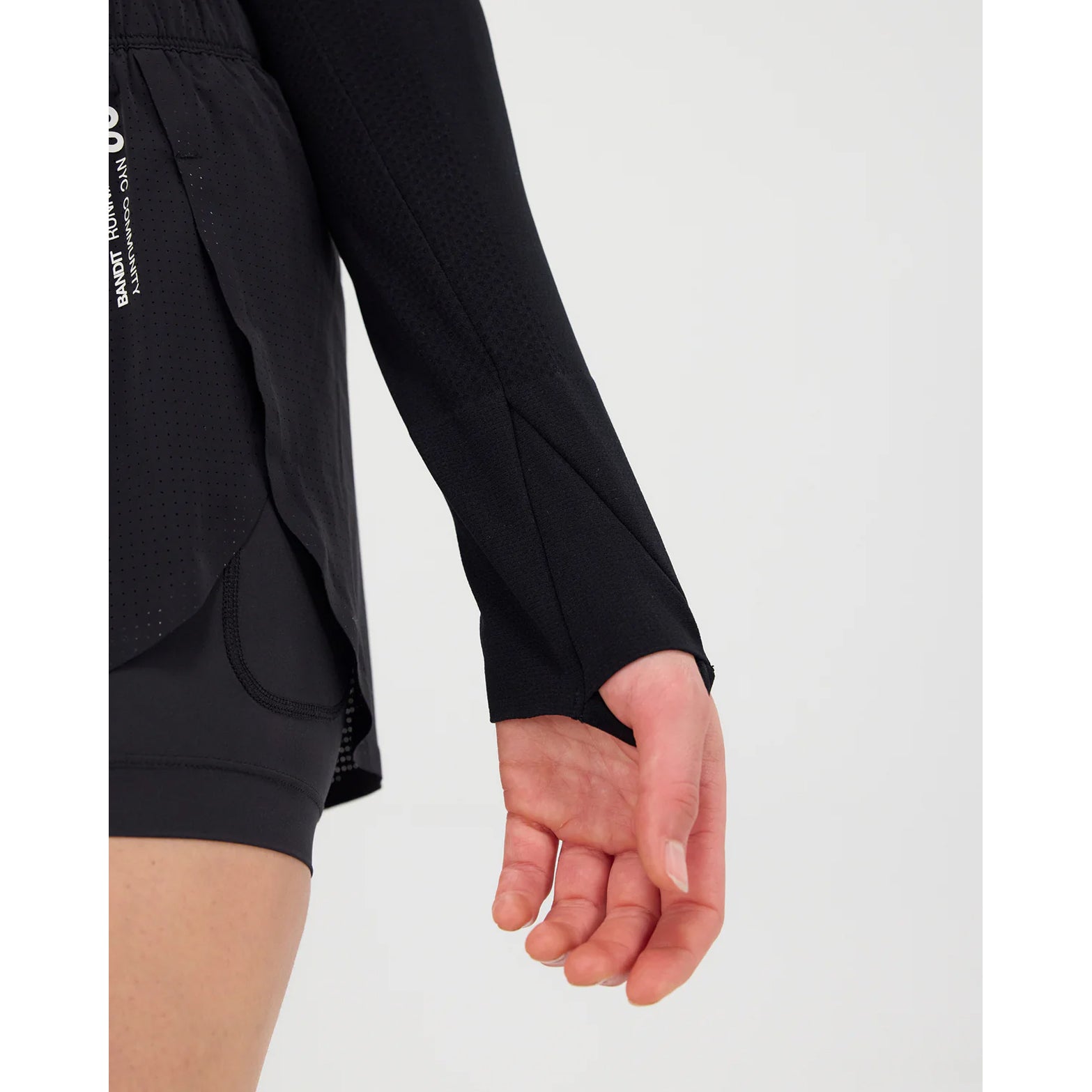 Women's Mercury Seamless Top Cropped Black - Achilles Heel