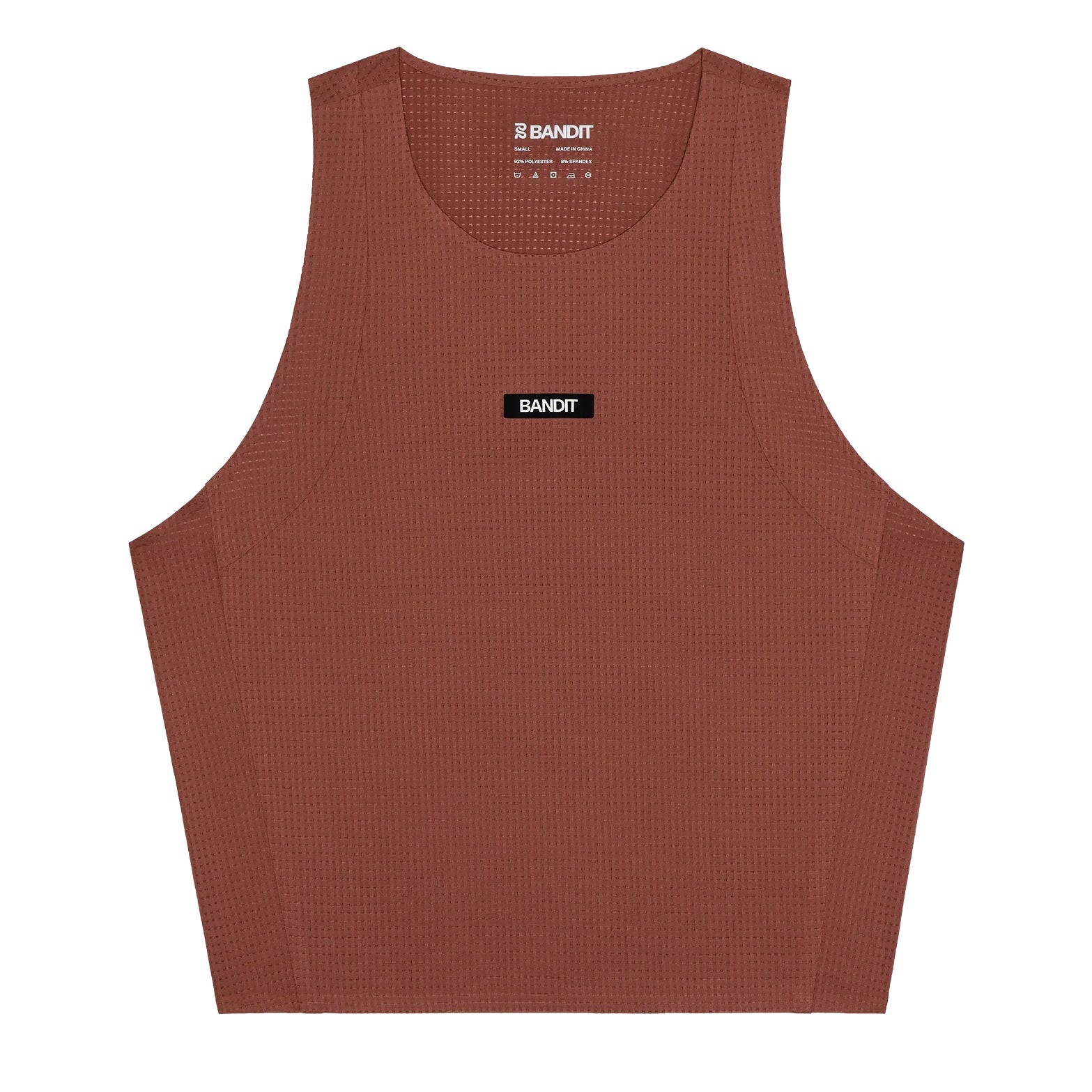 Women's Bandit GeoMesh Race Singlet Mahogany product shot