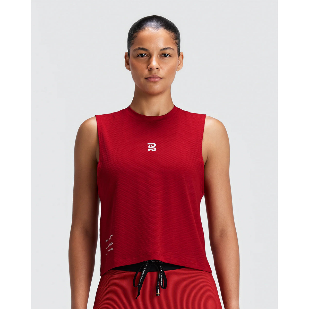 Women's Micromesh Run Tank Oxide Red