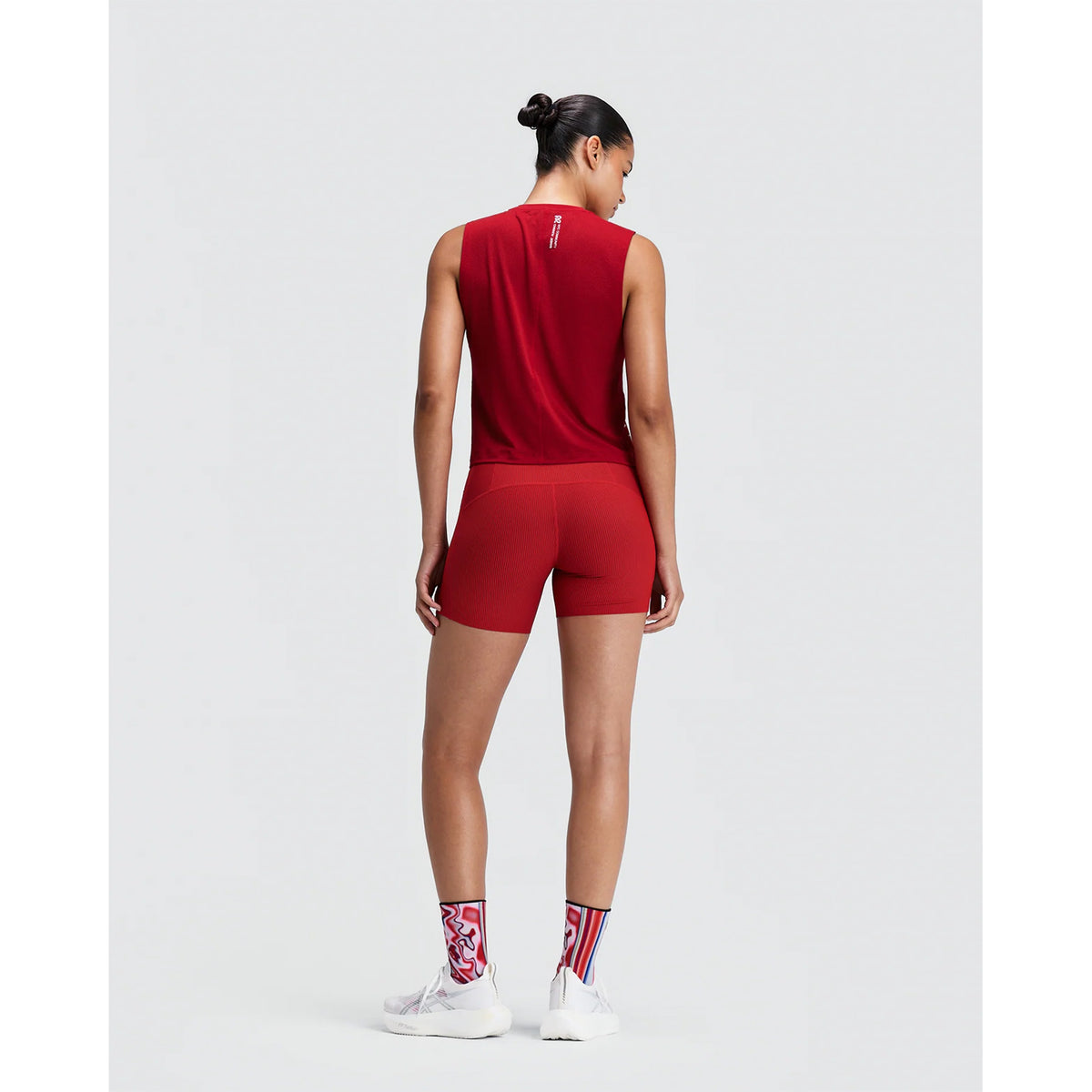 Women's Micromesh Run Tank Oxide Red