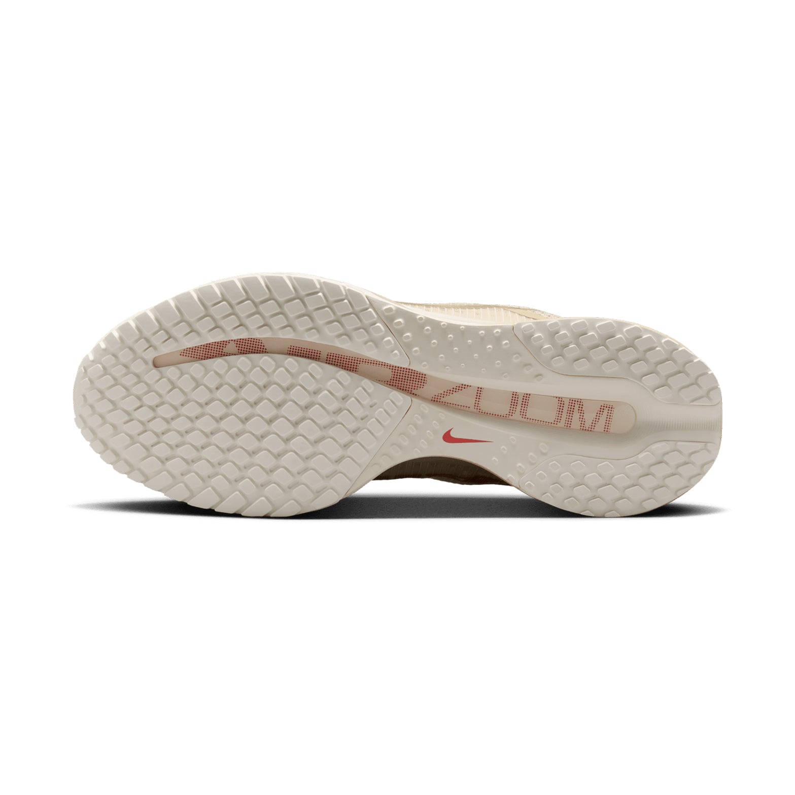 Women's Nike Pegasus Premium Running Shoes Light Khaki Metallic Gold Grain Sail Chalk sole view displaying durable outsole with high-abrasion rubber for dependable road traction