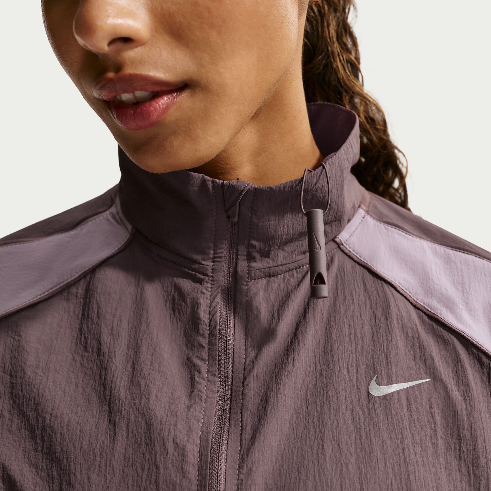 Women's Repel Running Jacket Tattoo / Light Violet Ore / Burgundy Crush