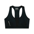 Women's Stamina-V GeoMesh V-Neck Run Bra - Black