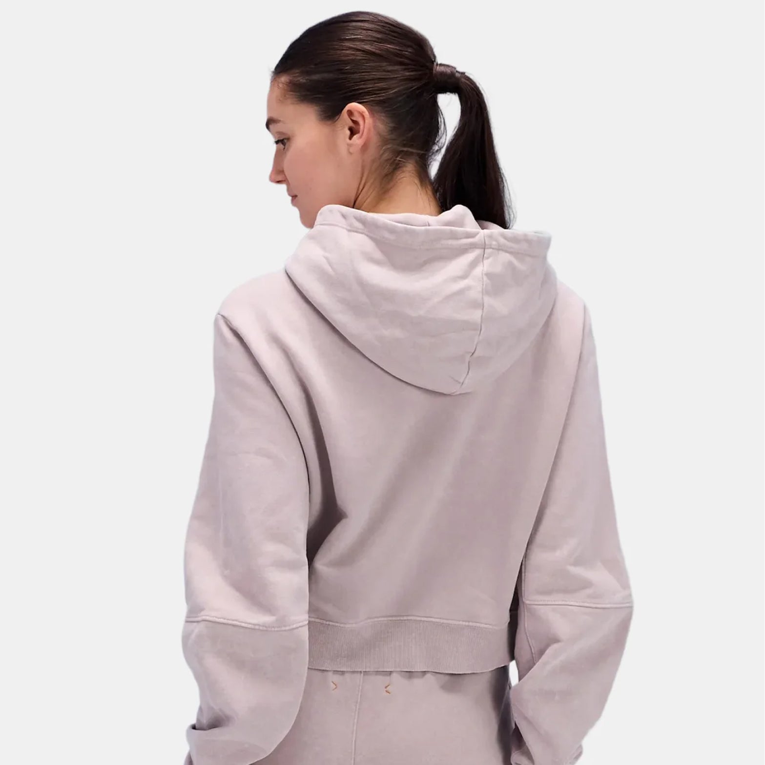 Bandit cropped sweatshirt back view showing modern silhouette