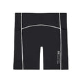 Women's Bandit Vanisher Pop Stitch 5 Inch High Waist Compression Shorts Anthracite front product view showing Vanisher compression fabric with Pop Stitch seam detail, high waist design and two-tone branding