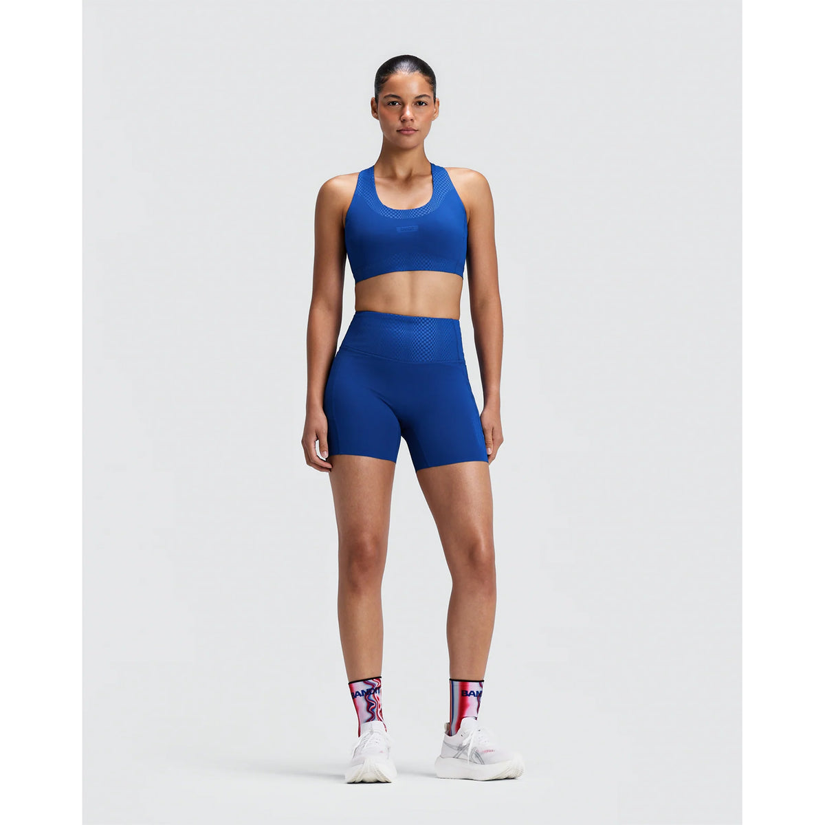 Women's Vanisher Threshold 5" High Waist Compression Shorts Bauhaus Blue