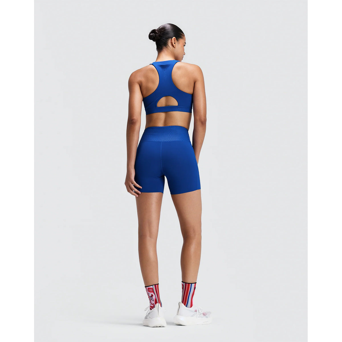 Women's Vanisher Threshold 5" High Waist Compression Shorts Bauhaus Blue