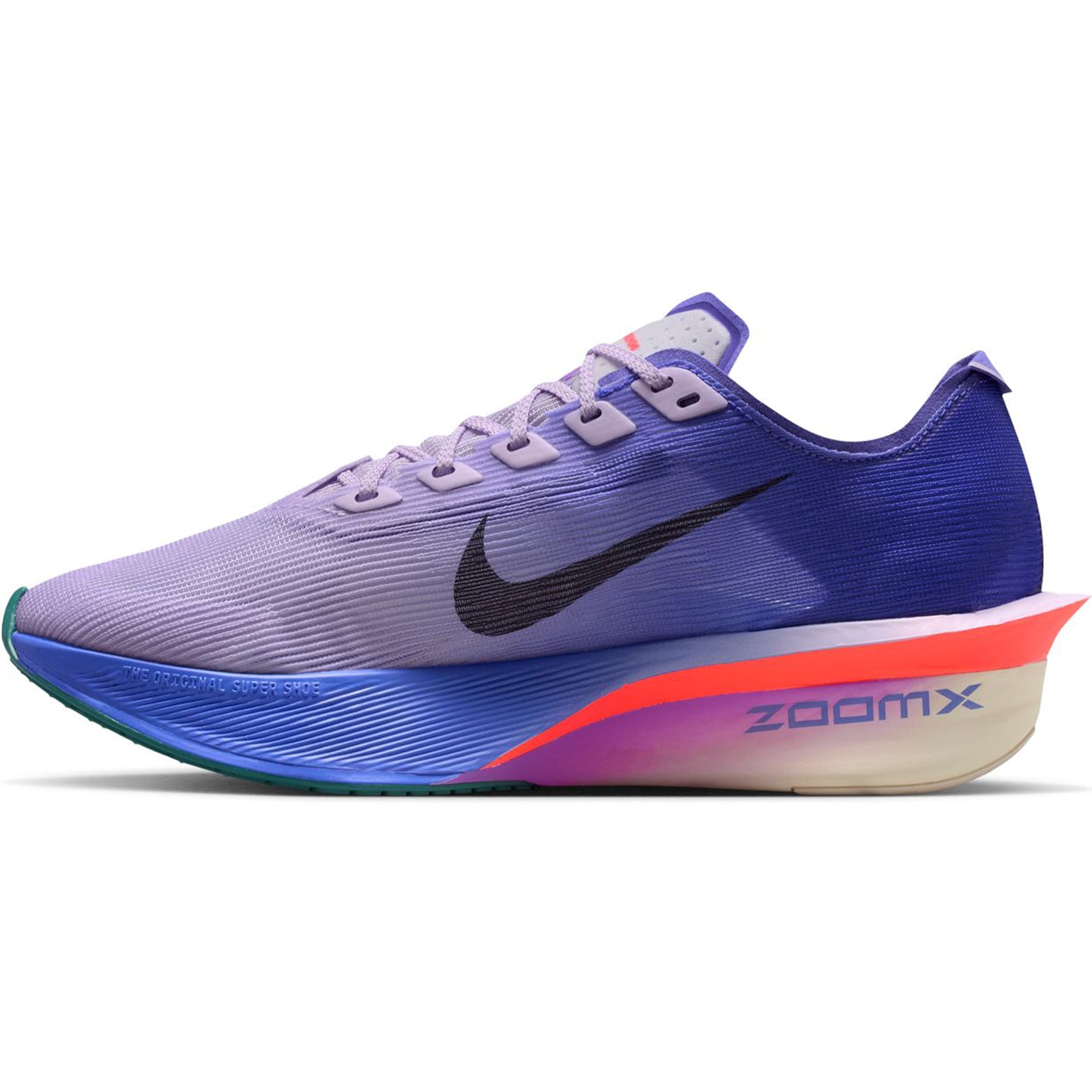 Women's Vaporfly 4 Running Shoes Violet Mist / Persian Violet / Hot Lava / Purple Dynasty - Achilles Heel