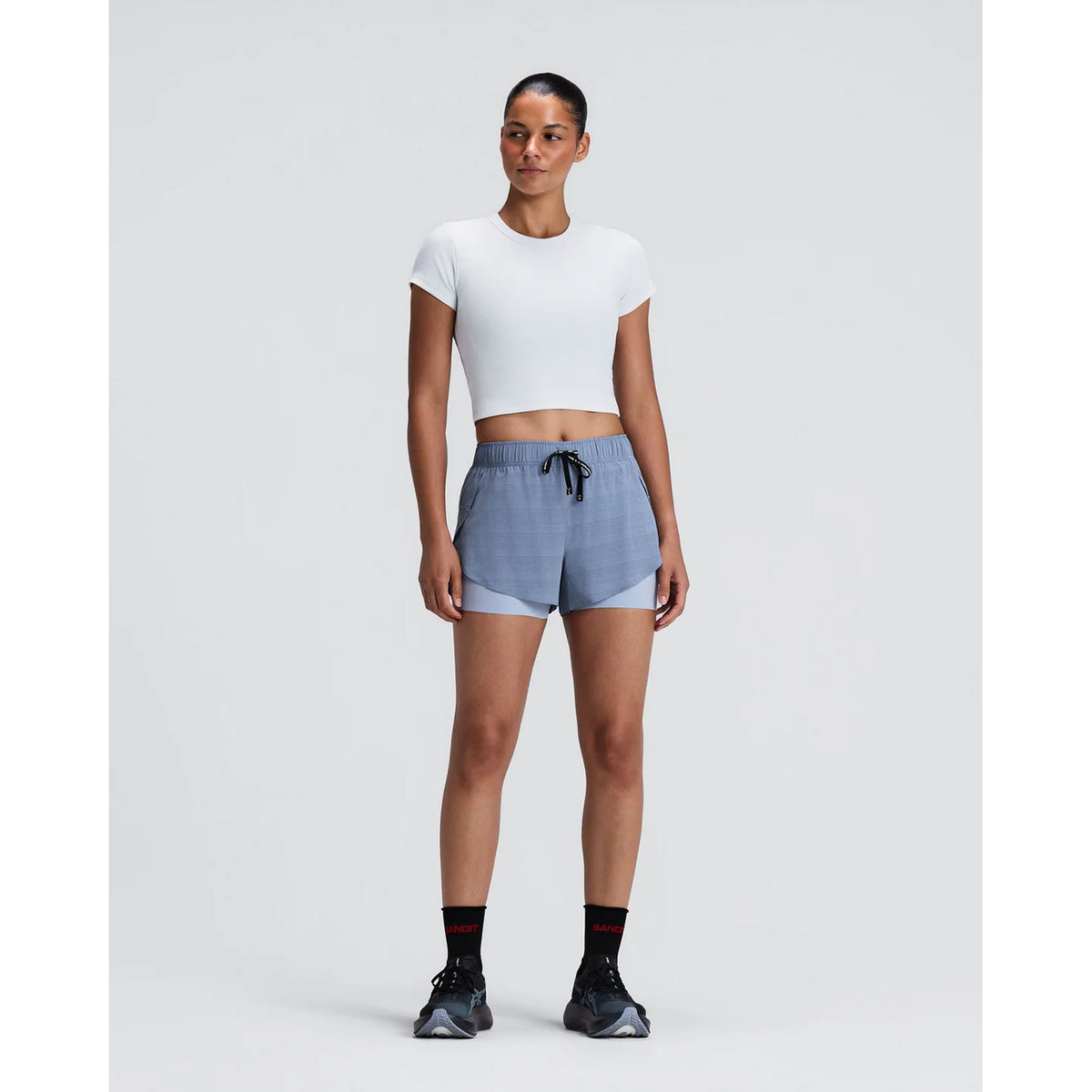 Women's Vituccia Cropped Performance Tee White