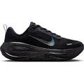 Women's Nike Vomero Plus Keely Hodgkinson Running Shoes Pitch Blue Blur Blackened Blue Black outer side view showing full-length ZoomX foam midsole with high-abrasion rubber outsole and Keely Hodgkinson edition design for maximum cushioned daily running