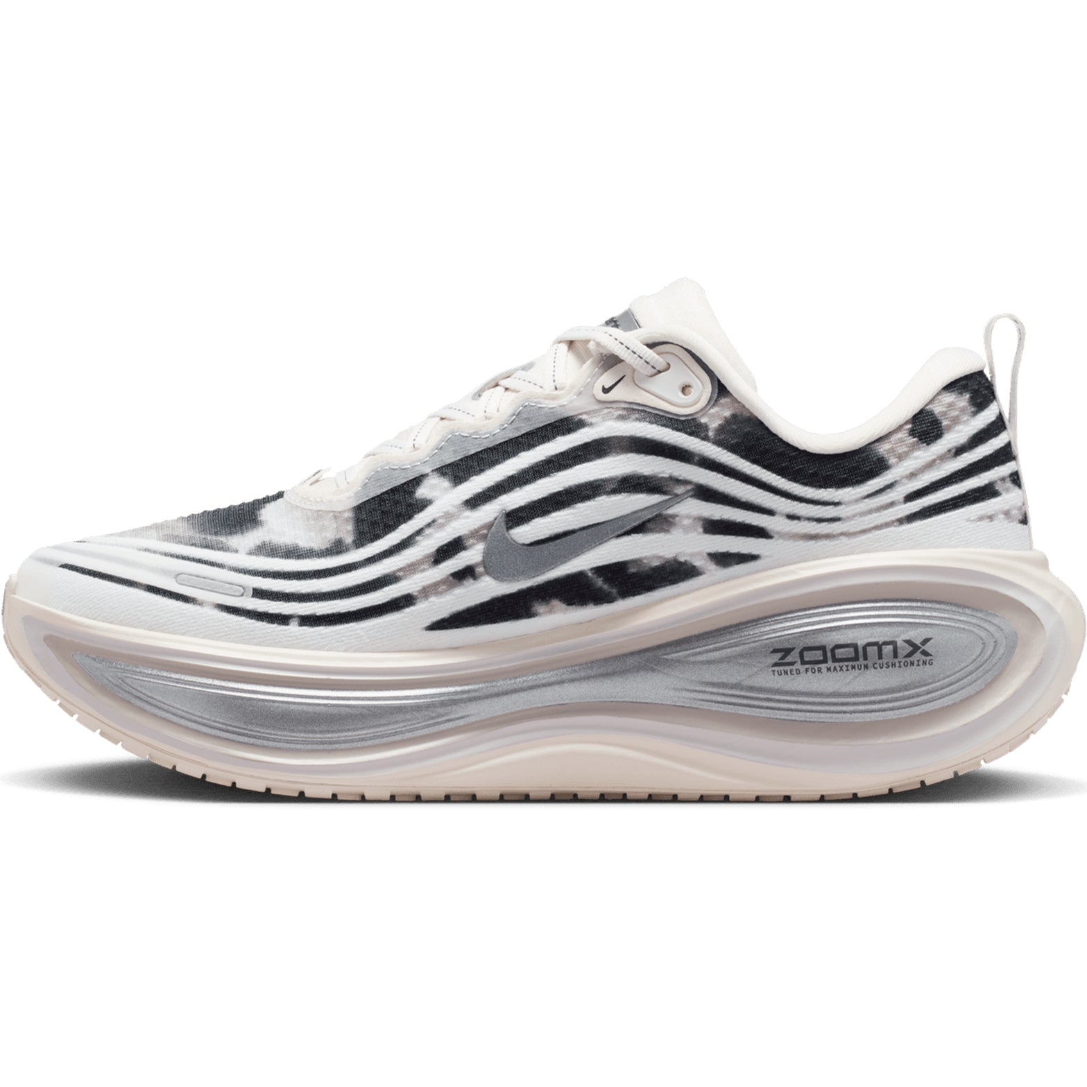 Women's Nike Vomero Plus SE Running Shoes Phantom Pencil Point Anthracite inner side view showing ZoomX foam cushioning with Air Zoom technology for responsive daily running