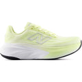 Women's New Balance Fresh Foam X More v6 Running Shoes Fennel Seed Angora outer side view showing towering Fresh Foam X stack with enhanced rocker profile and wide base for maximum cushioned daily running
