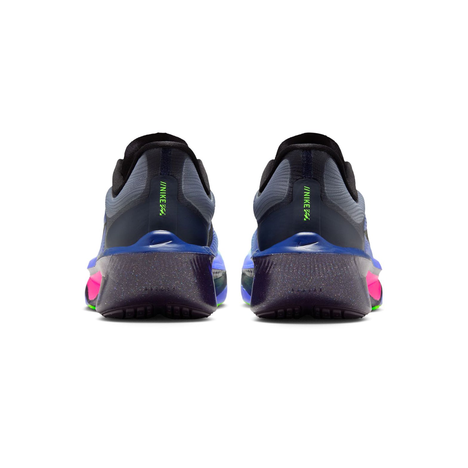 Women's Zoom Fly 6 GLAM Running Shoes Dark Obsidian / Black / Racer Blue - Achilles Heel