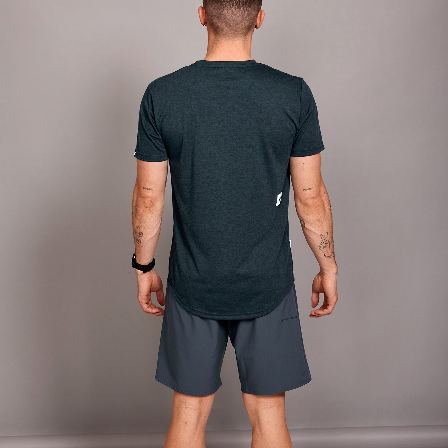 SAYSKY Men's Clean Motion Tee Grey - Achilles Heel