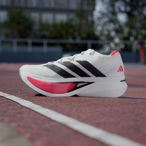 adidas Adizero Prime X 3 Strung Running Shoes Cloud White / Core Black / Lucid Red - achilles heel