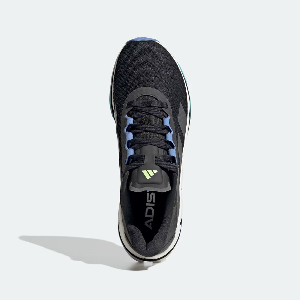 adidas Men's Adistar BYD Running Shoes Core Black / Grey Five / Blue Fusion - achilles heel