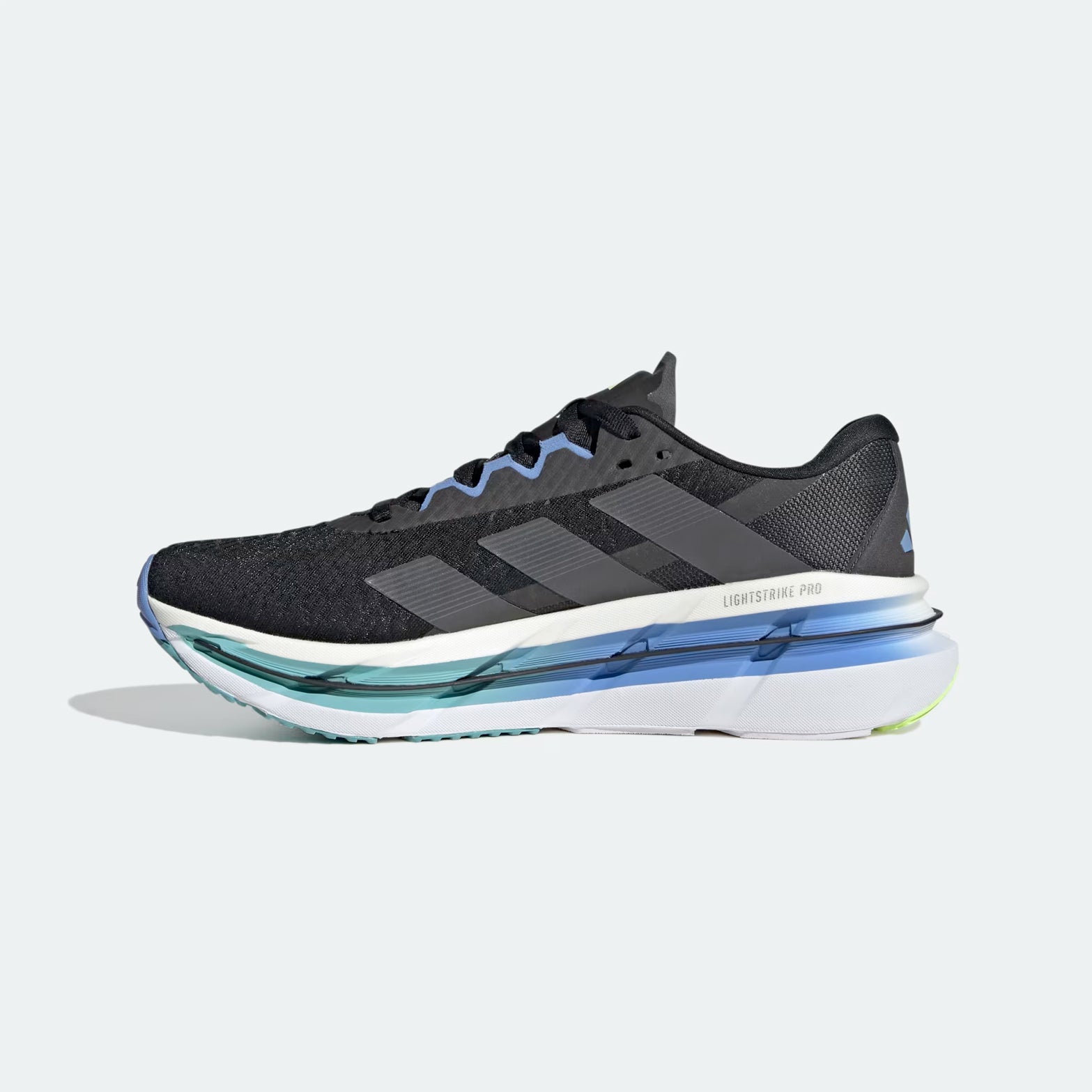 Men's Adistar BYD Running Shoes Core Black / Grey Five / Blue Fusion - Achilles Heel