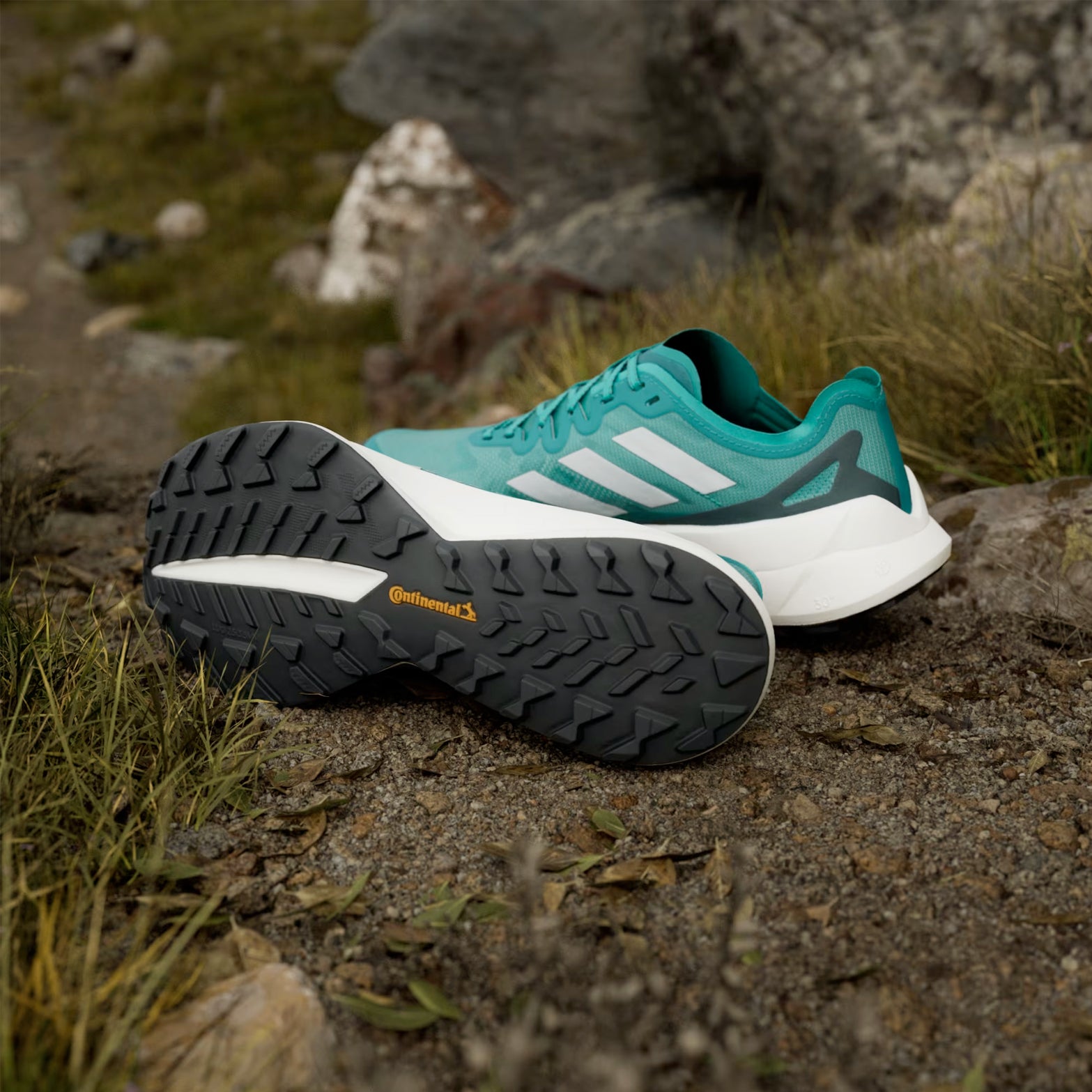 Men's Terrex Agravic Speed Speed Ultra Trail Running Shoes Pure Teal / Grey One / Aurora Ivy - Achilles Heel