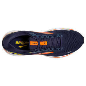 Brooks Men's Ghost 15 Running Shoes Peacoat / Red / Yellow - achilles heel