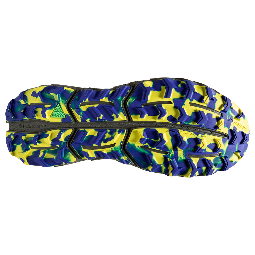Brooks Men s Cascadia 17 Trail Running Shoes Blue Surf the Web Sulphur Achilles Heel