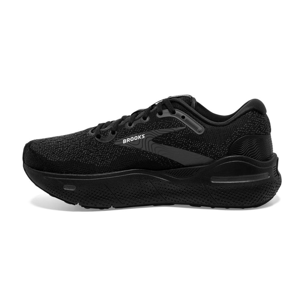 Brooks Men's Ghost Max Running Shoes Black / Black / Ebony - achilles heel