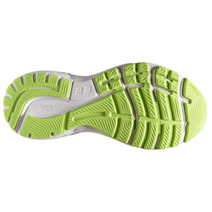 Brooks Women's Adrenaline GTS 23 Wide Fit Running Shoes Black / Gunmetal / Sharp Green - achilles heel