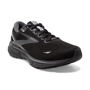 Brooks Men's Ghost 15 GORE-TEX Running Shoes Black / Blackened Pearl / Alloy - achilles heel