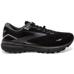 Brooks Women's Ghost 15 GORE-TEX Running Shoe Black / Blackened Pearl / Alloy - achilles heel