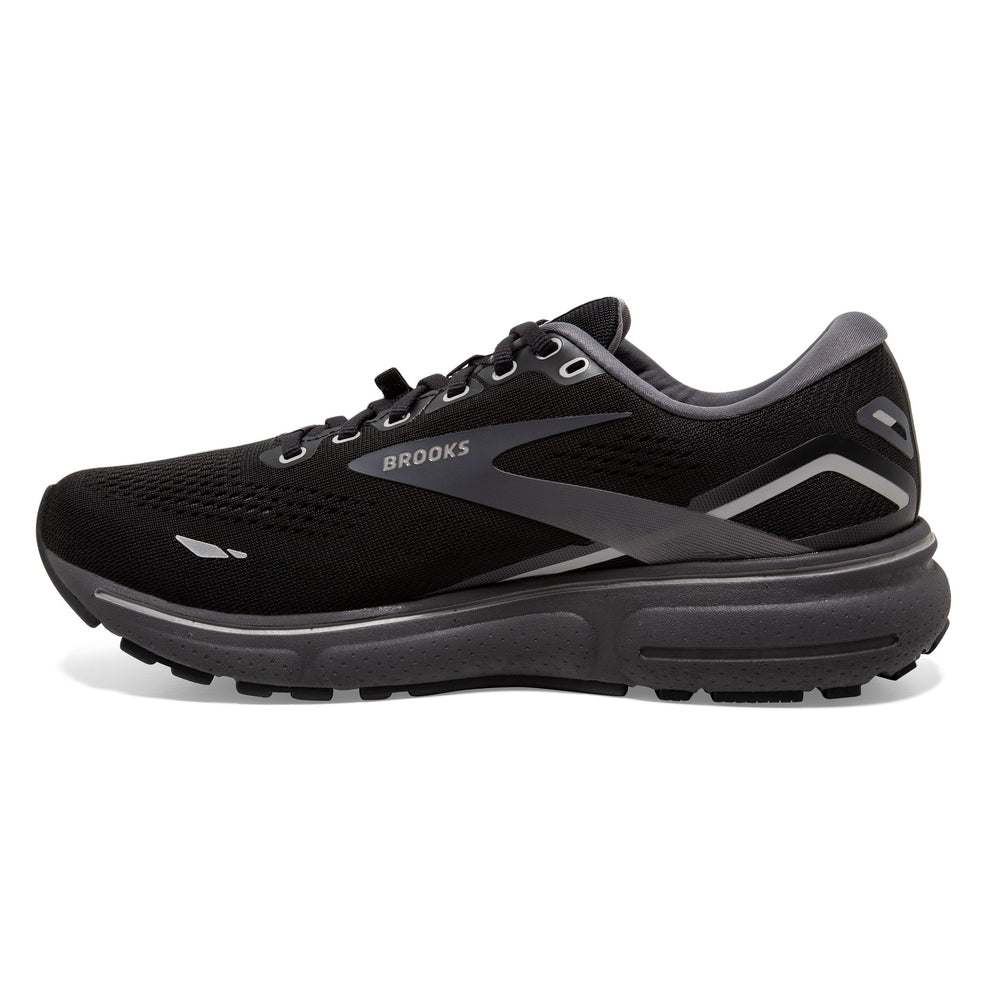 Brooks Men's Ghost 15 GORE-TEX Running Shoes Black / Blackened Pearl / Alloy - achilles heel