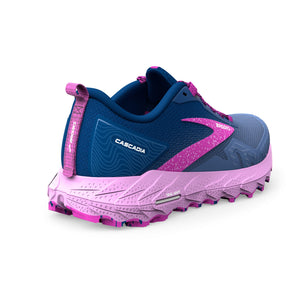 Brooks Women's Cascadia 17 Trail Running Shoes Navy / Purple / Violet - achilles heel