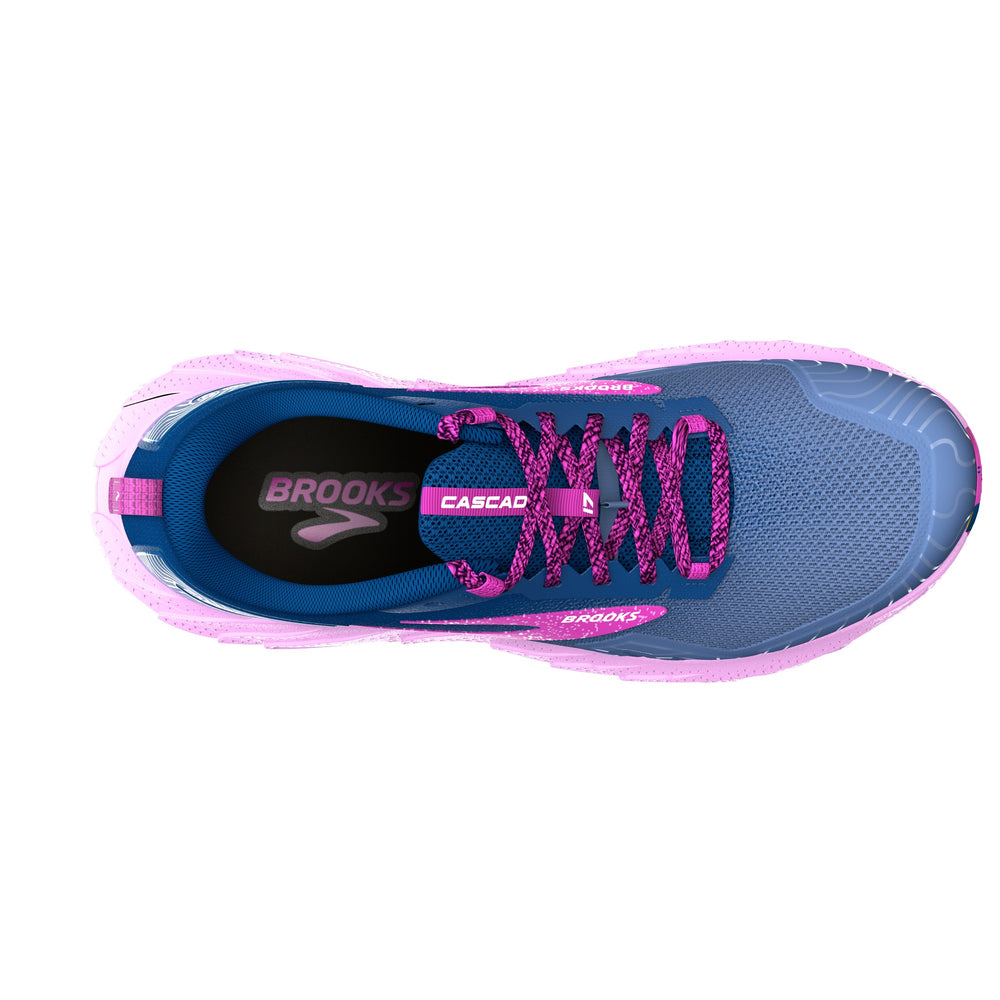 Brooks Women's Cascadia 17 Trail Running Shoes Navy / Purple / Violet - achilles heel