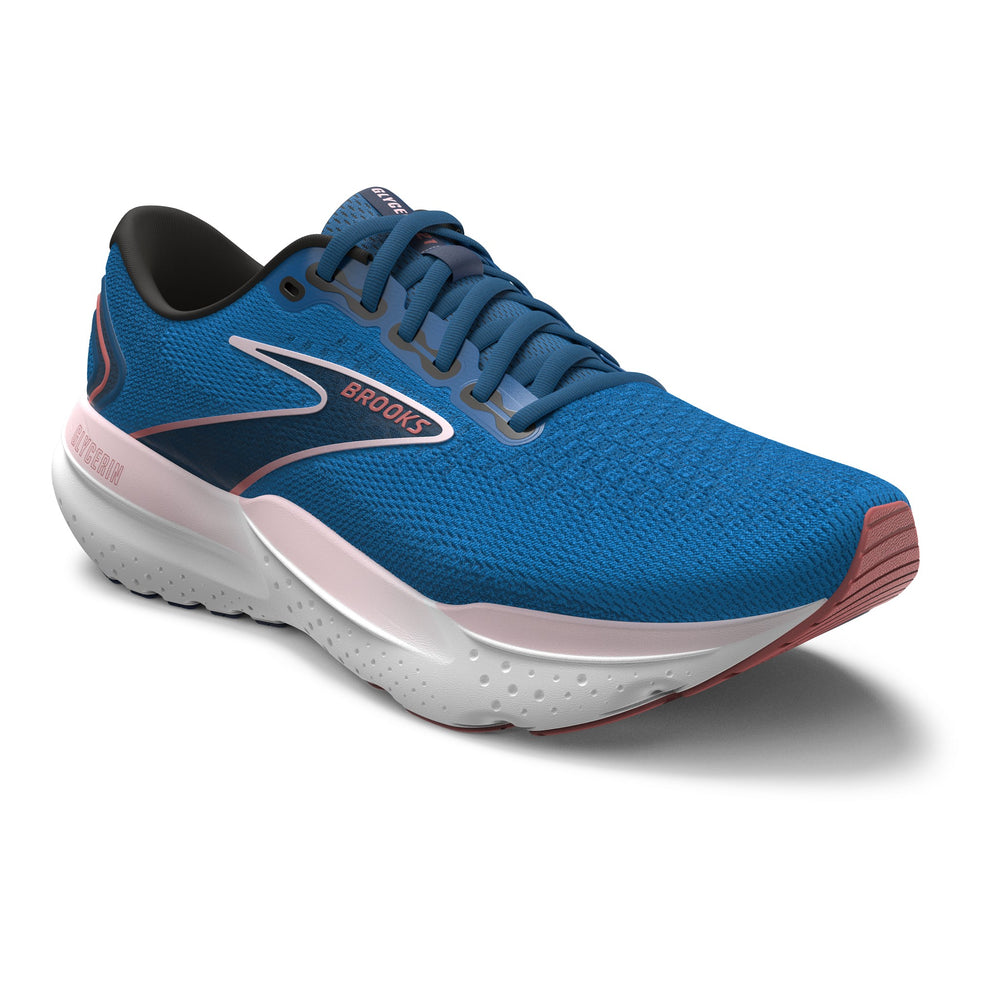 Brooks Women's Glycerin 21 Running Shoes Blue / Icy Pink / Rose - achilles heel