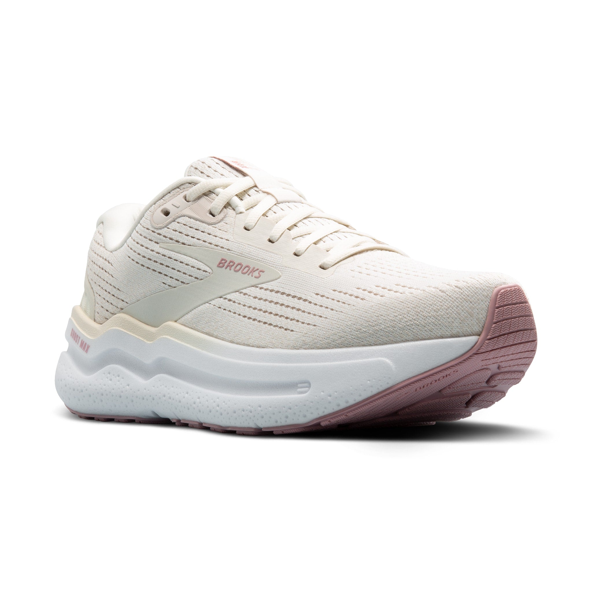 Brooks Women's Ghost Max 2 Coconut Milk / Gray / Zephyr - Achilles Heel