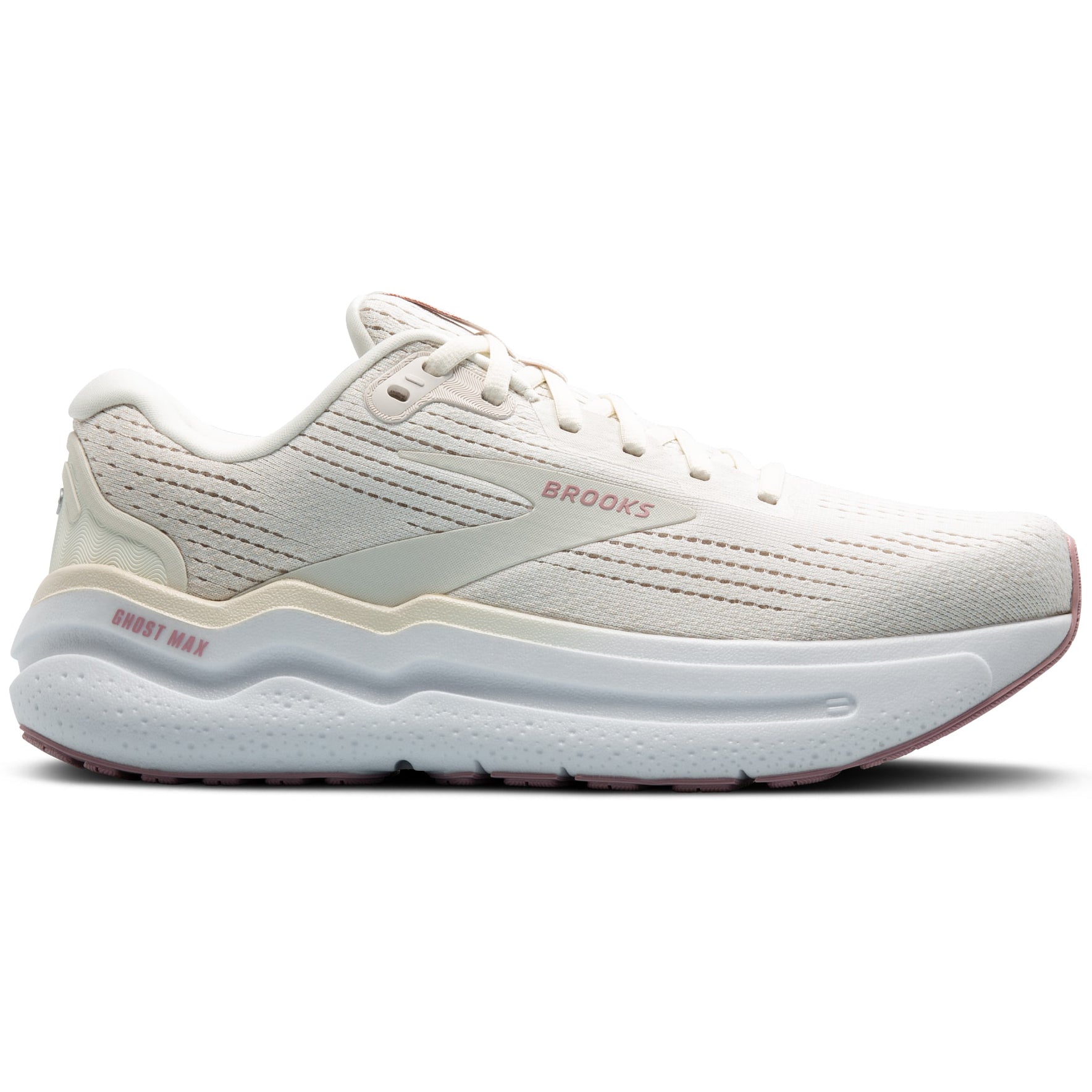 Brooks Women's Ghost Max 2 Coconut Milk / Gray / Zephyr - Achilles Heel