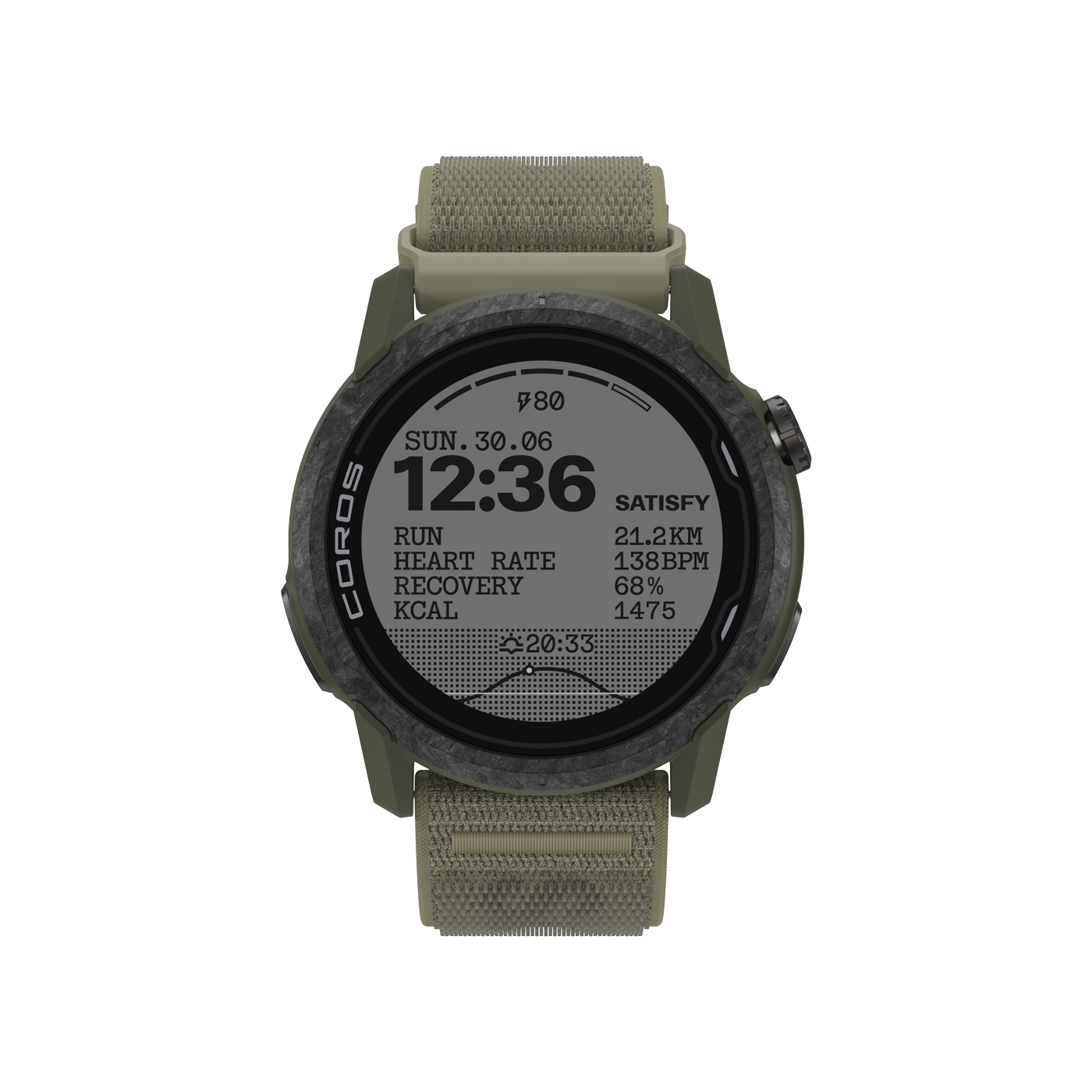 x Satisfy Apex 4 GPS Sport Watch Burnt Olive