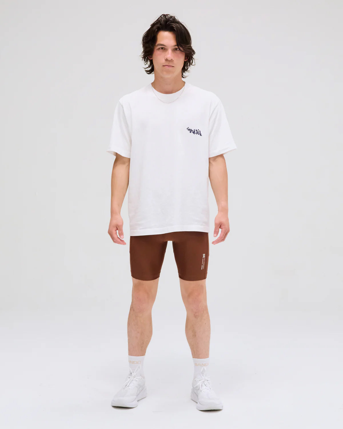 Classic Cotton Tee Abstract Water / White - Achilles Heel
