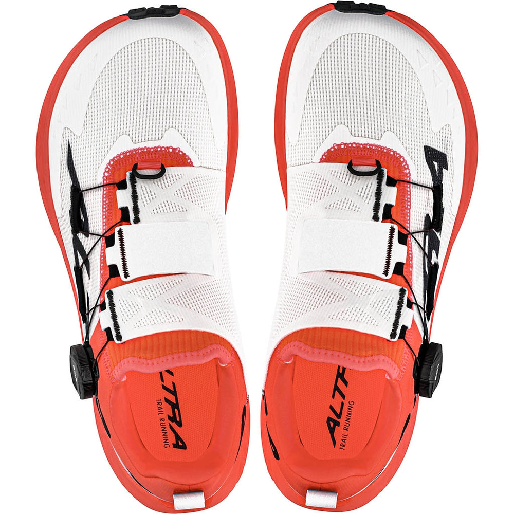 Altra Women's Timp 5 BOA Trail Running Shoes White / Coral - achilles heel