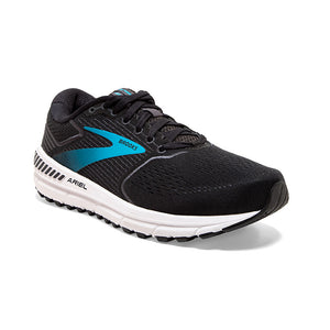 Brooks Women's Ariel 20 Running Shoes Black / Ebony / Blue - achilles heel