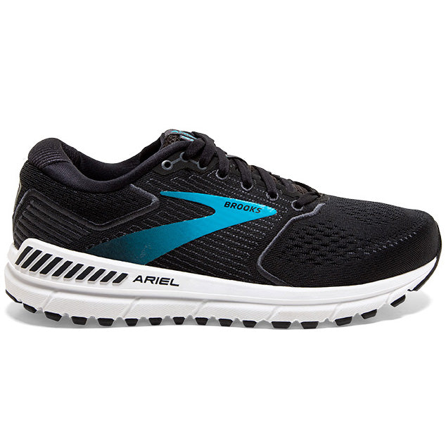 Brooks Women's Ariel 20 Running Shoes Black / Ebony / Blue - achilles heel