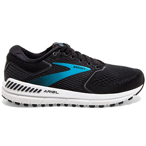 Brooks Women's Ariel 20 Running Shoes Black / Ebony / Blue - achilles heel