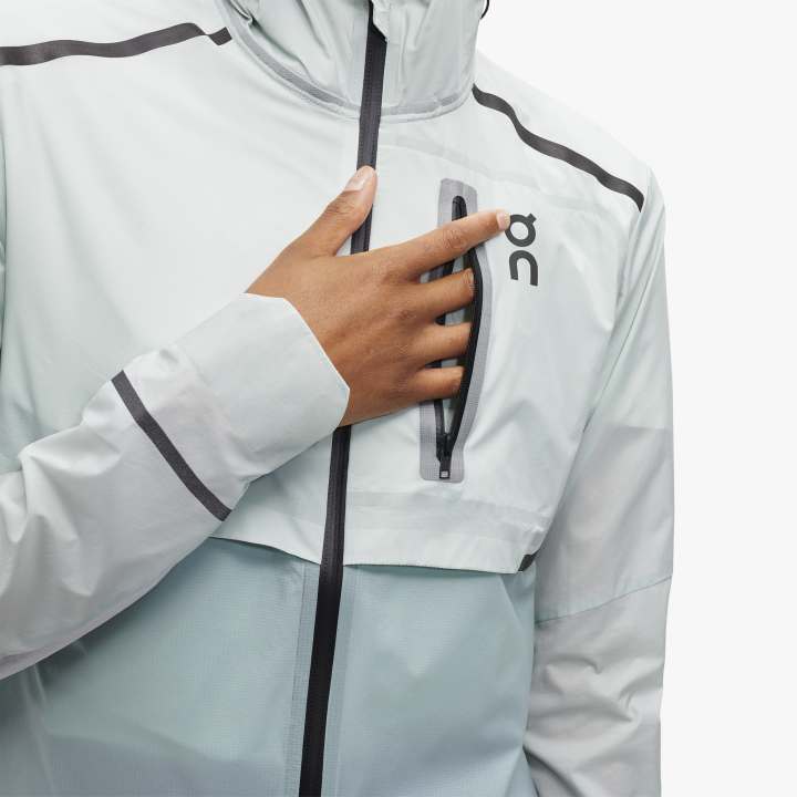 On Women's Weather Jacket Sea / Surf - achilles heel