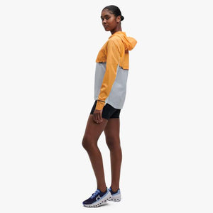 On Women's Weather Jacket Mango / Hail - achilles heel