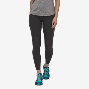 Patagonia Women's Endless Run Tight Black - achilles heel