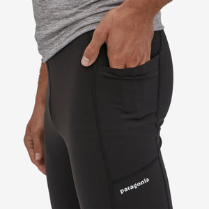 Patagonia Men's Endless Run Tight Black - achilles heel