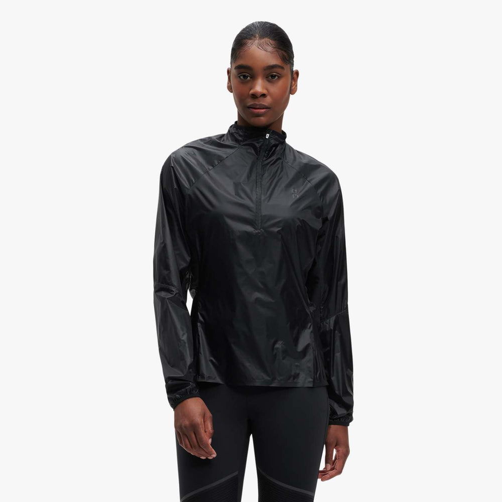 On Women's Zero Jacket Black - achilles heel