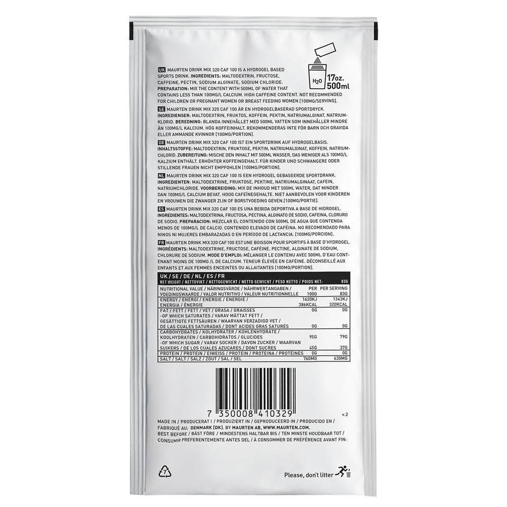 Maurten Drink Mix 320 CAF Box - achilles heel